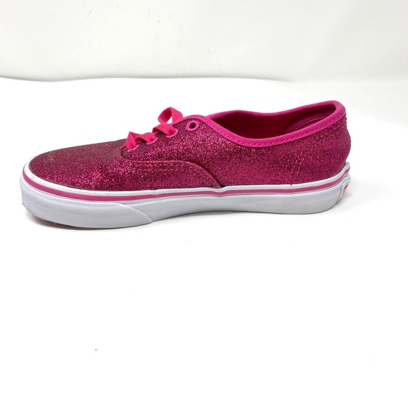 Youth Pink Glitter Vans - Low Top - Size 2.5 - Picture 5 of 8